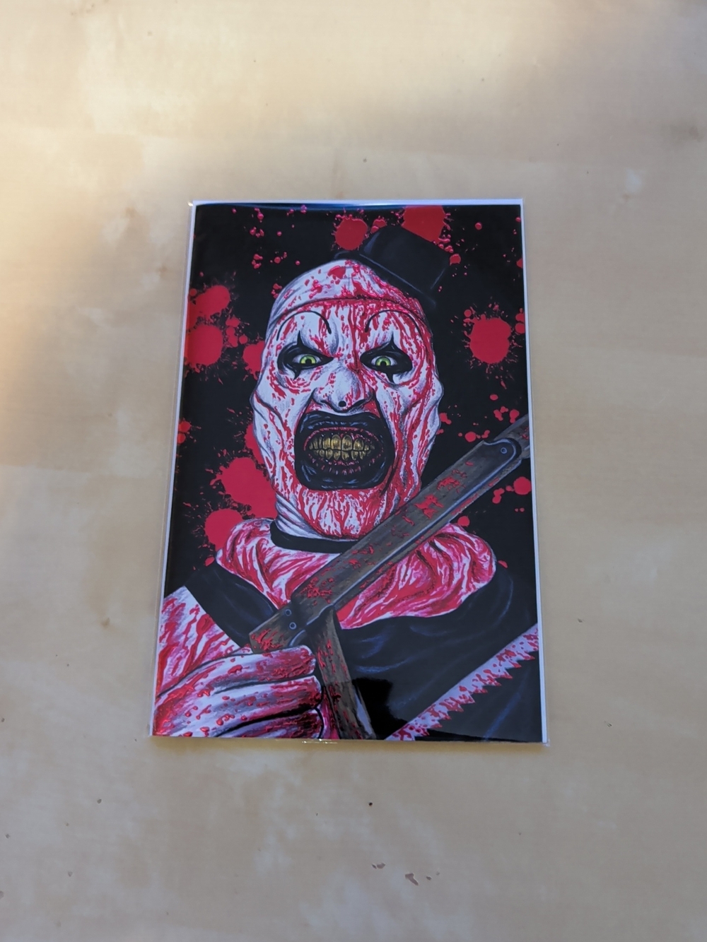 Art The CLOWN  Bloody Spot Foil (Art Book )LTD 40